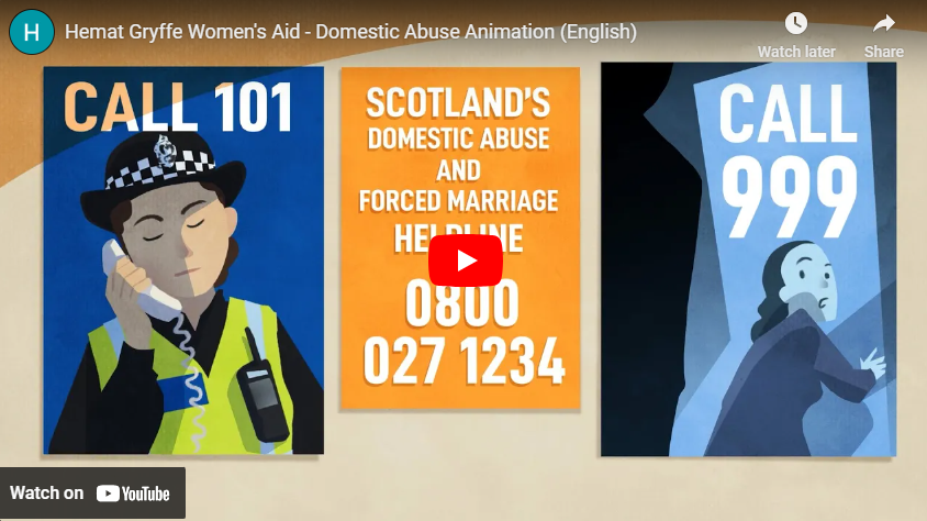 Domestic abuse animation image 